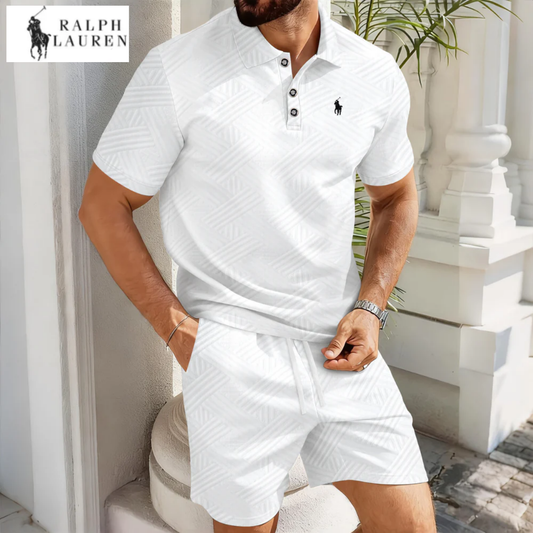 Everyday Textured Polo Set