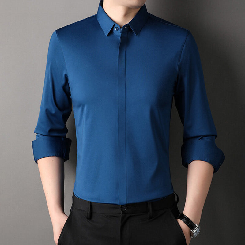 🔥2025 HOT SALE🔥Men's Wrinkle-Free Button-Down Shirt