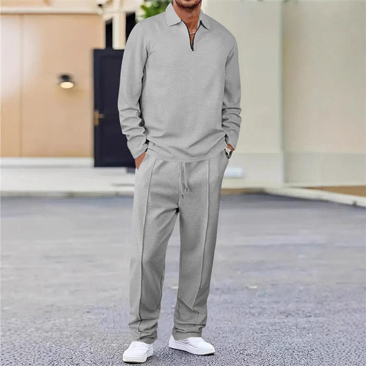 Waffle Knit Cozy Loungewear Set