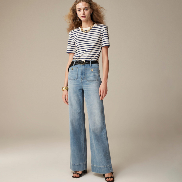 Sailor Smooth Wide Leg Jeans