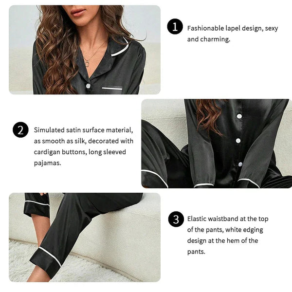 Soft Long Sleeve Pajamas Set