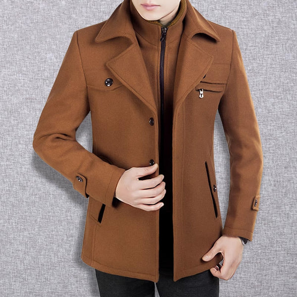 Heritage Classic Tweed Business Overcoat